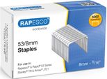 Graffe Rapesco 750 Rapesco 53/8, Zincate, 5.000 Pezzi