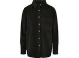 Urban Classics Donna - Camicia Oversize Kord Nera - M