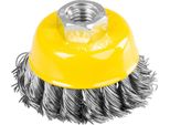 Spazzola Strend Pro TCB-500 65 Mm, A Tazza, A Treccia, M14X2, Filo 0,35 Mm