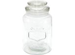 Vaso Da Stoccaggio Clayre & Eef Ø 11X19 Cm In Vetro