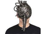 Mamma Steampunk Maschera Protettiva Argento Argento Taglia Unica