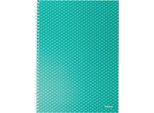 Esselte Wiro Cardboard Sleeves Colour Breeze A 4 Striped Pattern Notebook Green Green One Size