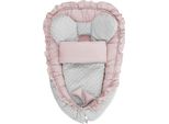Nido Per Bebè Minky Belisima Mouse Rosa Con Coperta