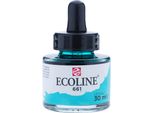 Ecoline Acquerello Liquido 30 Ml Verde Turchese 661