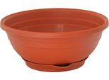 Vaso Ics Serenella 25X10 Cm, Con Sottovaso