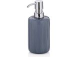 Kela Distributore Di Sapone In Ceramica Ava Blu Fumo 17,5Cm 7,5Cm 350,0Ml KL-24426