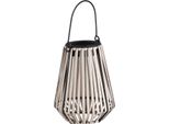 Lampada Strend Pro Garden, Solare, Led, Sospesa, Rattan, 12X12X24 Cm