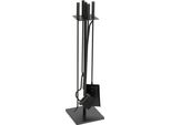 Set Di Attrezzi Per Camino Homefire FT075BA, Per Camino, 4 Pezzi, Nero, 81 Cm, Attrezzi Per Camino