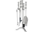 Set Di Attrezzi Homefire FT53S, Per Camino, 4 Pezzi, Nichelato, 53 Cm