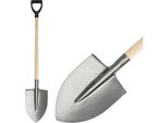 Vanga S506.WH A Punta, Komaxit, Manico In Legno A D