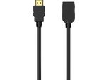 Cavo Di Prolunga Hdmi Aisens A120-0544/ Hdmi Maschio - Hdmi Femmina/ Fino A 10W/ 2250Mbps/ 1M/ Nero