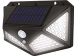 Lampada Strend Pro SL6251, Per Parete/Recinzione, 100X Led, Solare, Con Sensore Di Movimento, 200 Lm
