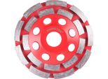 Disco Strend Pro Premium CGW22, 115 Mm, A Tazza A 2 File, Da Sbavo, Diamantato, Per Calcestruzzo, A Doppia Fila