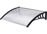 Pensilina Per Porta DIY501, 100 X Larghezza 150 Cm, In Policarbonato