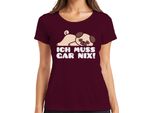 Non Devo Fare Niente Carino Carlino Che Dice Cane Amore Carlino Fan Regalo Signore T-Shirt, Borgogna, Xxl