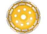 Disco Strend Pro CGW11, 115 Mm, A Tazza A 2 File, Da Sbavo, Diamantato, Per Calcestruzzo, A Doppia Fila