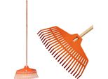 Rastrello Per Foglie Strend Pro Golf, In Plastica, Manico In Legno