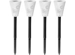 Lampada Strend Pro Sargas, 7X35 Cm, Solare, 2X Led, Aaa, Conf. 4 Pz