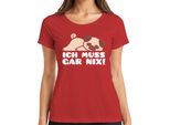 Non Devo Fare Niente Carino Carlino Che Dice Cane Amore Carlino Fan Regalo Signore T-Shirt, Rosso, Xxl