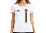 Maglietta Da Donna Della Squadra Di Calcio Germany Fan Eagle World Cup, Bianca, Xl
