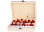 Set Di Frese Per Fresatrice Verticale Strend Pro, 12 Pezzi, In Box, Per Legno, 8 Mm