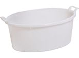 Bacinella Ics P12160, 33 Litri, 60 Cm, Bianca, Ovale, Con Manici