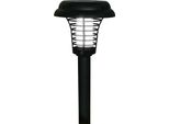 Lampada Strend Pro Moki 57, Anti Insetti E Zanzare, Solare, Uv+Led Bianca, 13X42 Cm, Aa