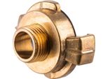 Adattatore GF120, 3/4", Ottone, Filettatura Esterna, A Baionetta, Per Tubo Da Giardino"