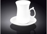 Set Di Tazze Da Tè E Piattini Wilmax, Set Da 6, Porcellana, WL-993087/6C
