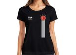 Maglietta Da Donna Della Coppa Del Mondo Di Calcio Della Turchia Maglietta Da Donna Della Coppa Del Mondo Di Calcio Della Turchia, Nera, 3XL