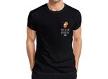 Mi Vedono Aperollin' Aperol Spritz Party Sommer Cocktail Lustig Herren T-Shirt, Schwarz, S