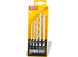 Set Di Punte Strend Pro SD105, 5 Pezzi, 4-10 Mm, Per Muratura