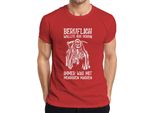 Professionalmente Volevo Lavorare Con Le Persone Maglietta Da Uomo Grim Reaper Humour Dark, Rosso, M