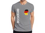 Maglietta Germania Flag Football World Cup 2026 Uomo, Grigio, L