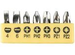 Set Di Inserti Strend Pro YF40515, 7 Pezzi, S2, Plo 4-6, Ph 1-2-3, Pz 1-2