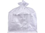 Sacco Bigbag TSF2, 68X35X46 Cm, Pp, 2 Maniglie, Bianco, Sacco Con Coulisse, Fondo Piatto, Max. 100 Kg, Da Giardino