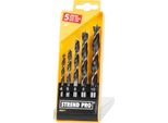 Set Di Punte Strend Pro WD071, 5 Pezzi, 4-10 Mm, Wood, Per Legno