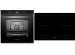 Forno Piano Cottura Nero Induzione 77Cm Timer 2 Flexzones Slider Respekta