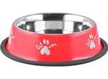 Ciotola Magichome Woof 33 Cm, 2000 Ml, Rossa, Per Cane
