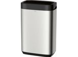 Tork 460011 Tork Cestino Per Rifiuti, Plastica/Acciaio Inox, 50 Litri, Argento