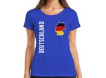 Maglietta Da Donna Germany Flag Football World Cup 2026, Blu, 3XL