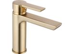 Miscelatore Per Lavabo Rea Argus Gold Brush Basso