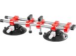 Ventosa Per Vetro Strend Pro, A 2 Coppe, Ausilio Di Livellamento Per Piastrelle E Rivestimenti, Professionale, Max. 150 Kg