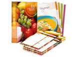 Cartella Per Ricette Pricaro Set Completo "Ingredienti Colorati"", A4, 8 Pezzi"