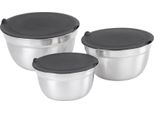 Ciotola Magichome, Acciaio Inox, Con Coperchio, 14-16-18 Cm, Set 3 Pz