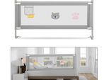 Yakimz Sponda Letto Lettino Sponda Di Sicurezza 180 Cm Protezione Anticaduta, Sponda Letto Di Sicurezza Regolabile In Altezza, Sponda Letto Pieghevole Modello Grazioso