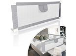 Tolletour Spondina Letto Bambini 180Cm Protezione Anticaduta Letto Bambini, Spondina Letto Bambini Regolabile In Altezza Per Letto Famiglia E Culla