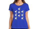 Detti Divertenti Sulla Pecora Giochi Di Parole Pecore Animali Umorismo Fattoria T-Shirt Da Donna, Blu, L