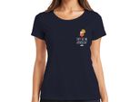 Mi Vedono Aperollin' Aperol Spritz Party Sommer Cocktail Lustig Damen T-Shirt, Navy, M