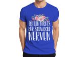 I'm Not For The Faint-Hearted Funny Saying Statement Fun T-Shirt Da Uomo, Blu, 3XL
